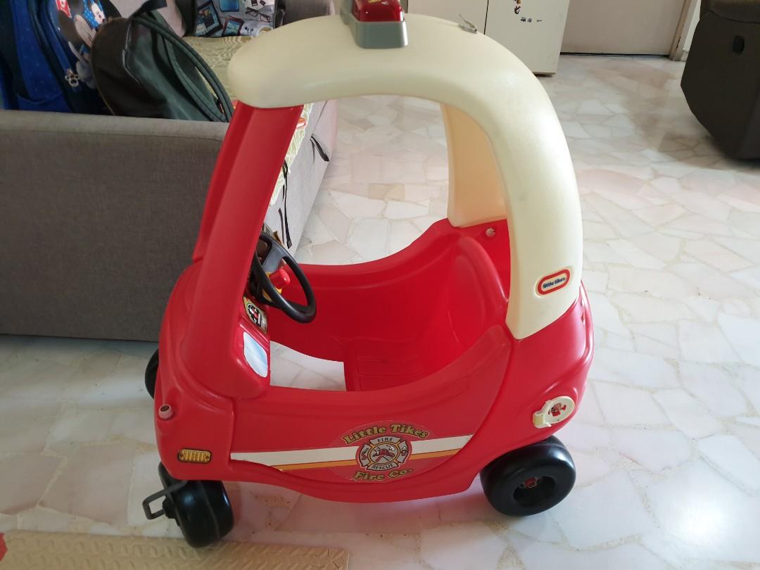 Bless Little Tikes Ride and Rescue Cozy coupe fire engine, Hobbies