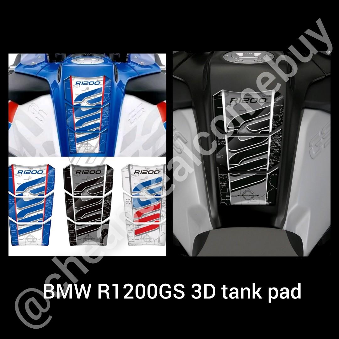 BMW R1200GS tank pad 3D, Motorcycles, Motorcycle Accessories on Carousell