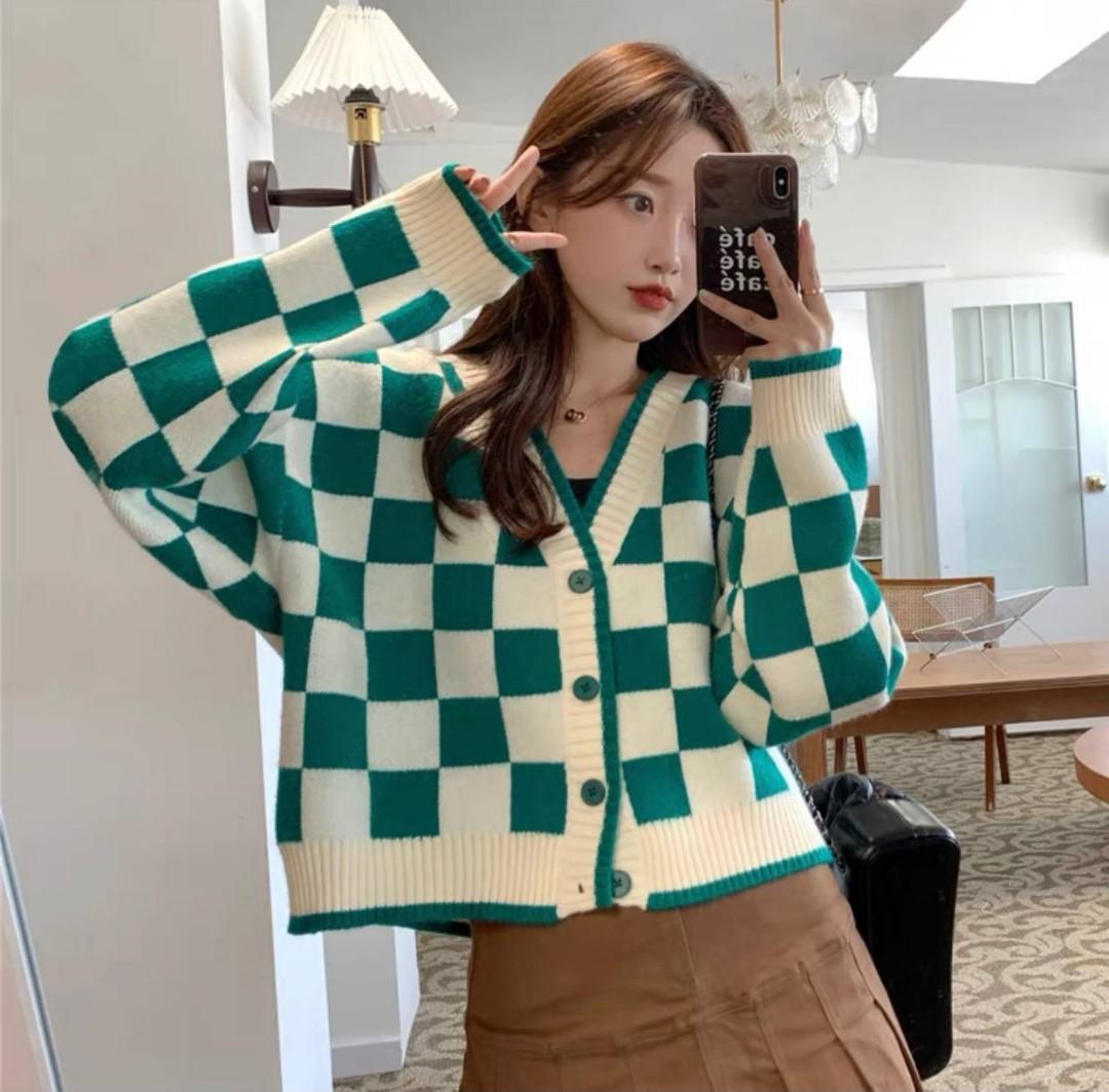 BN green checkered jacket