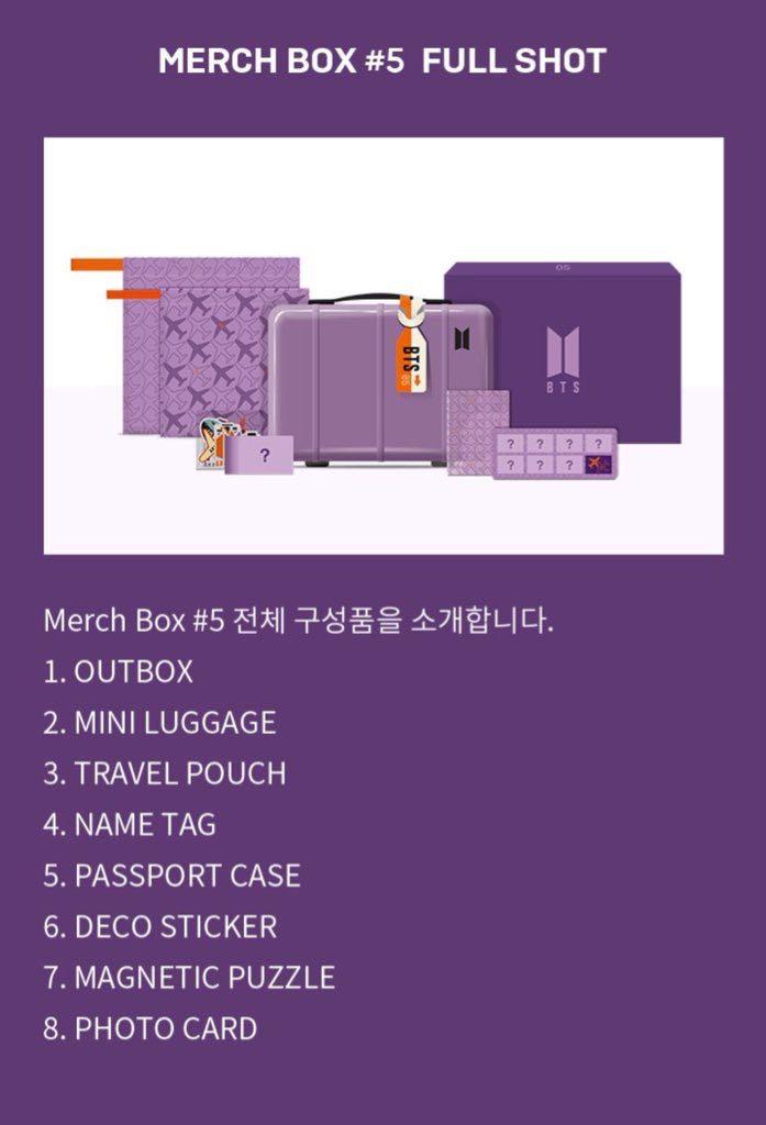 BTS MERCH BOX 5 FULL SET SEALED, Hobbies & Toys, Memorabilia