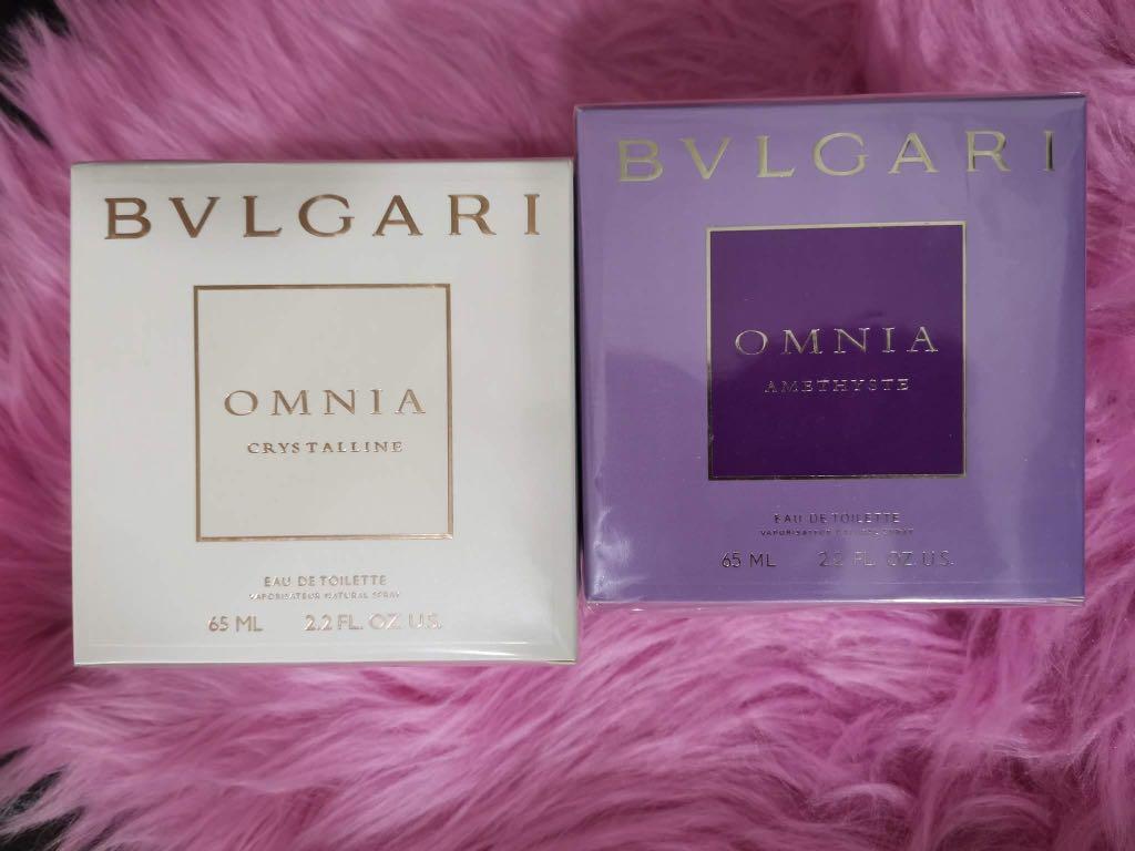 BUNDLE Bvlgari Omnia Amethyste  Crystalline, Beauty  Personal Care,  Fragrance  Deodorants on Carousell