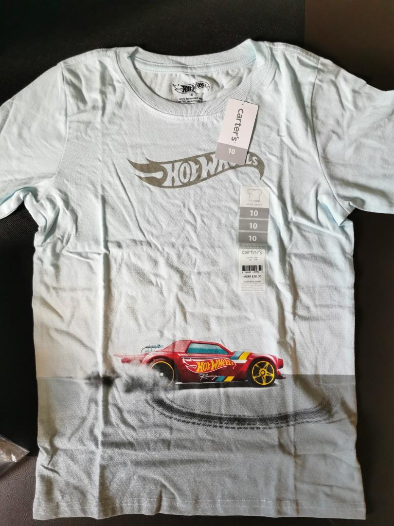 Carter's hot wheels best sale shirt