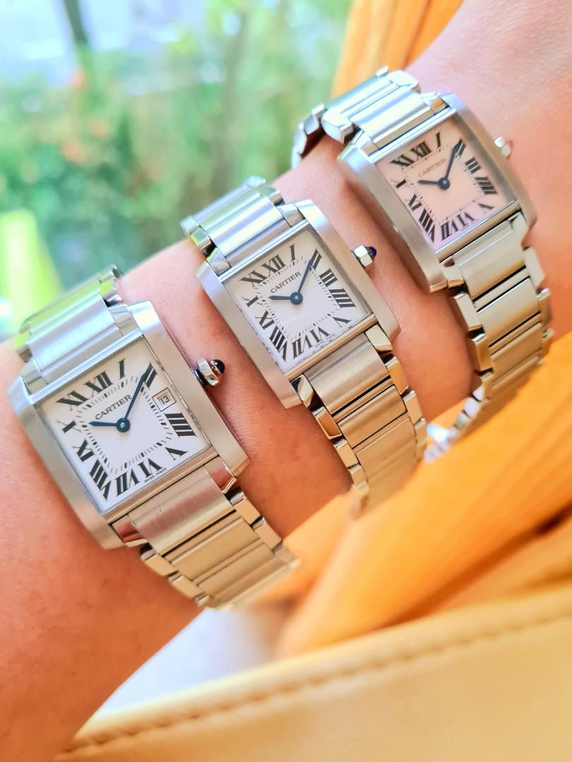 Cartier watch mother of pearl outlet