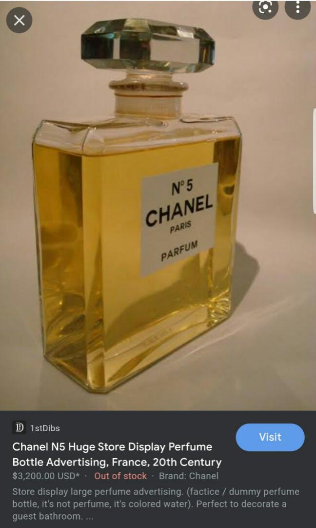Vintage Chanel No. 5 Store Display Factice Bottle at 1stDibs
