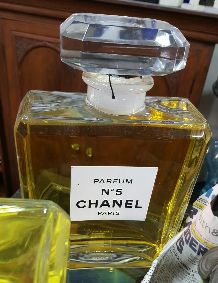 Chanel No.5 Perfume Oversized Bottle For Advertising Store Rare