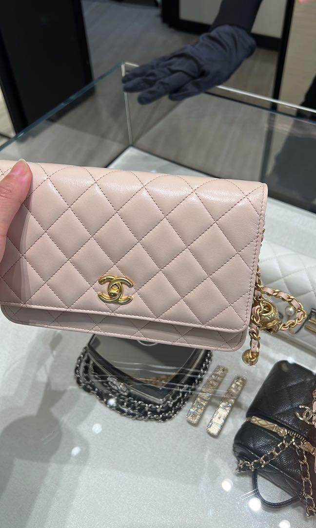 Chanel WOC - Claire Beige, Luxury, Bags & Wallets on Carousell