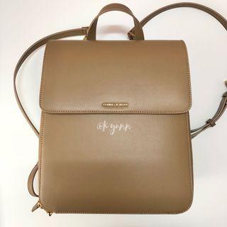 Charles & Keith backpack (brown)
