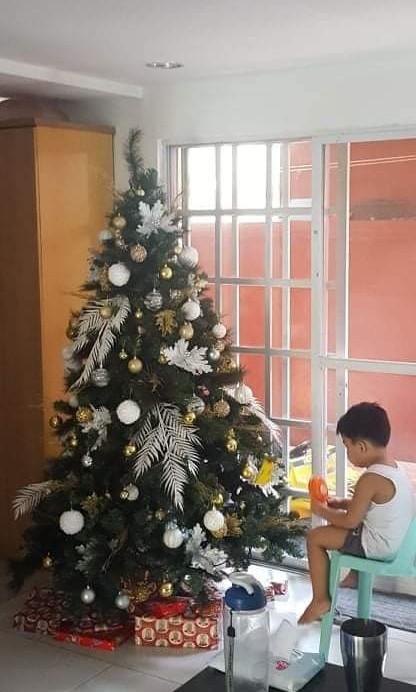 Christmas Tree (Category: Other Home Decor) located in Pasig City. Submitted by pic_a (Listing ID 1137077064, Image 3). Description: almost new used for 1 xmas season lang... no orig box but made a diy box.. loc: tiaong guiguinto bulacan.