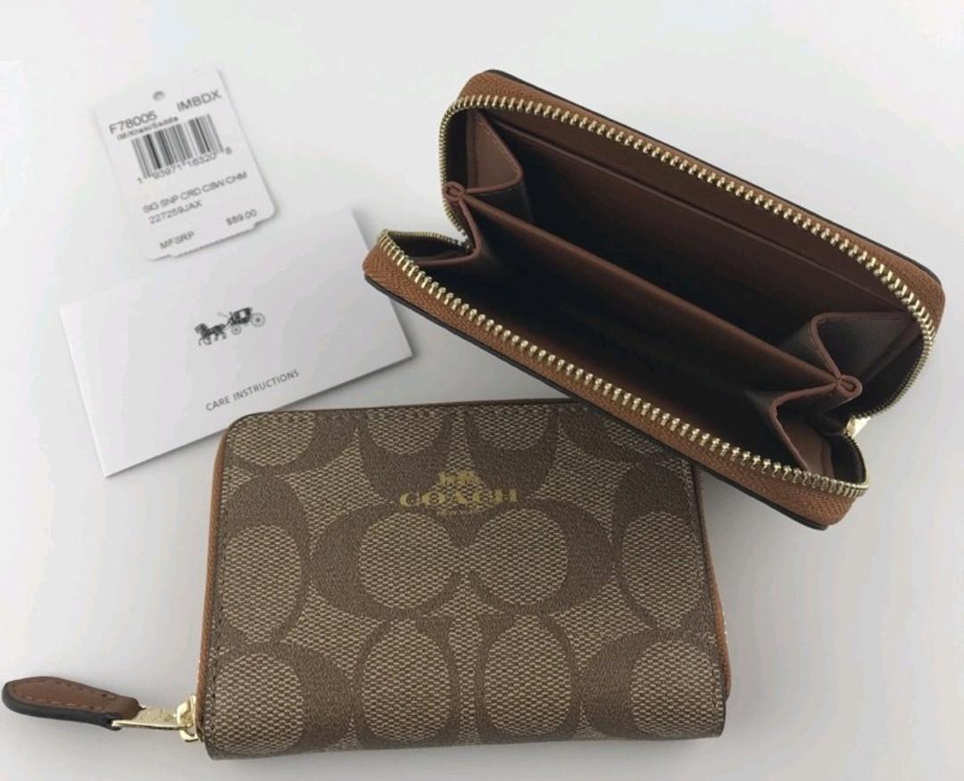 Coach Coin Case, Women's Fashion, Bags & Wallets, Wallets & Card