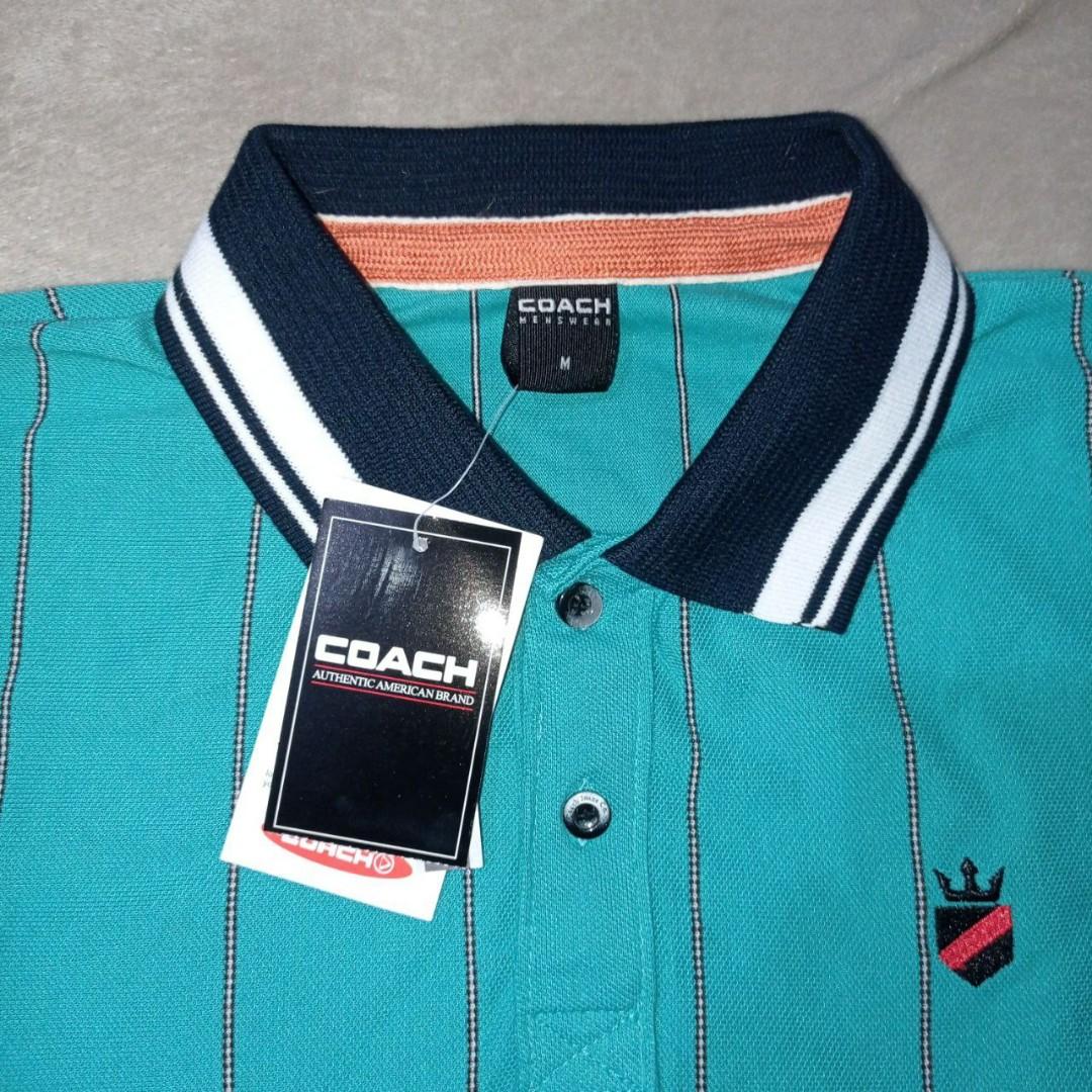 COACH Polo Shirt, Men's Fashion, Tops & Sets, Tshirts & Polo Shirts on