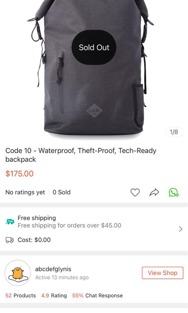 Code 10 backpack review sale
