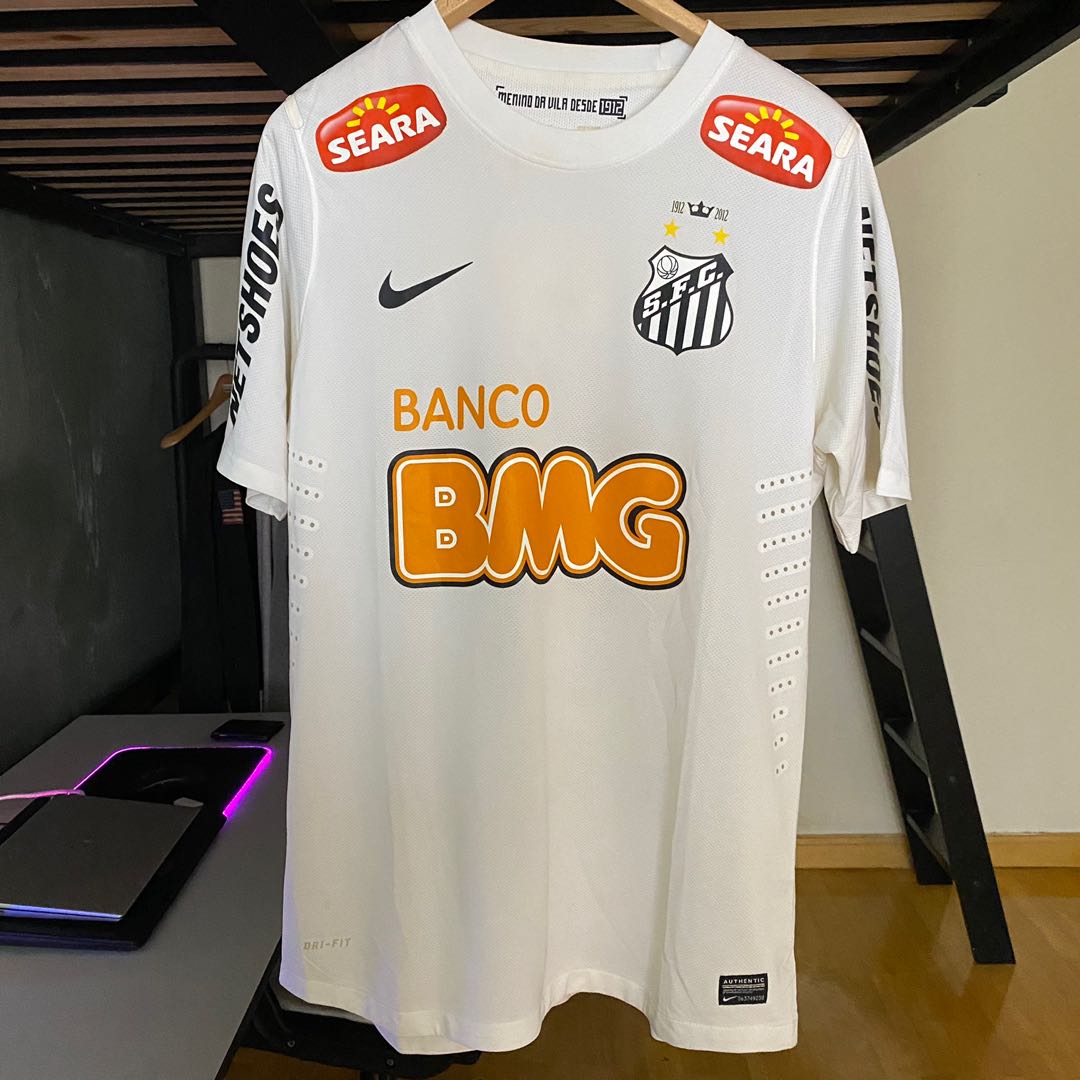 Santos FC Away 2015-2016 Nike Brasil Soccer Jersey