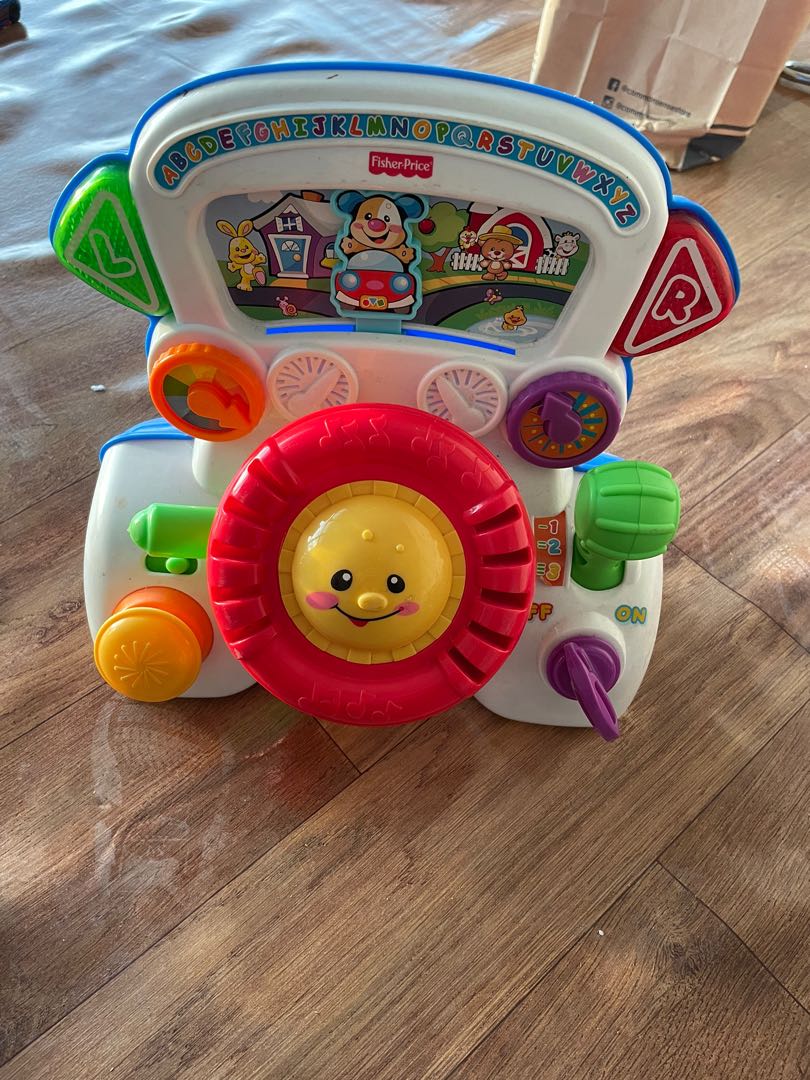 Fisher Price steering wheel Toys Games