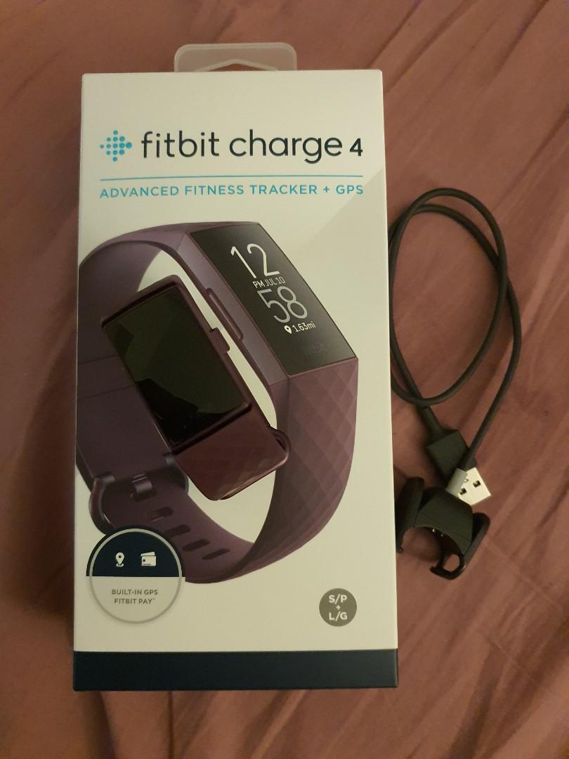 FITBIT CHARGE 4 ROSEWOOD COLOR Mobile Phones Gadgets Wearables Smart Watches on Carousell