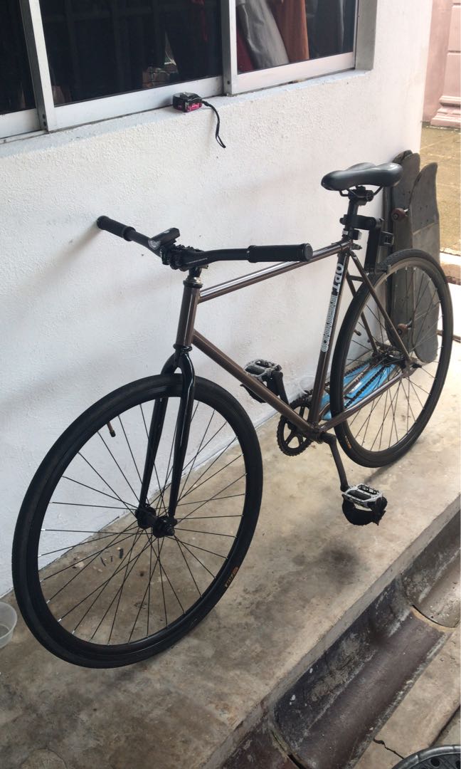 Fixie jadi road best sale bike