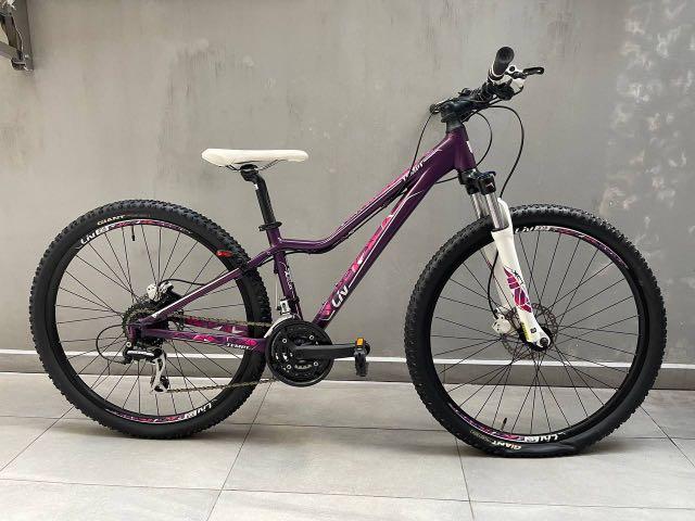 GIANT ALUXX LIV Purple Price Negotiable Bicycle Sports Equipment Bicycles Parts Bicycles on Carousell