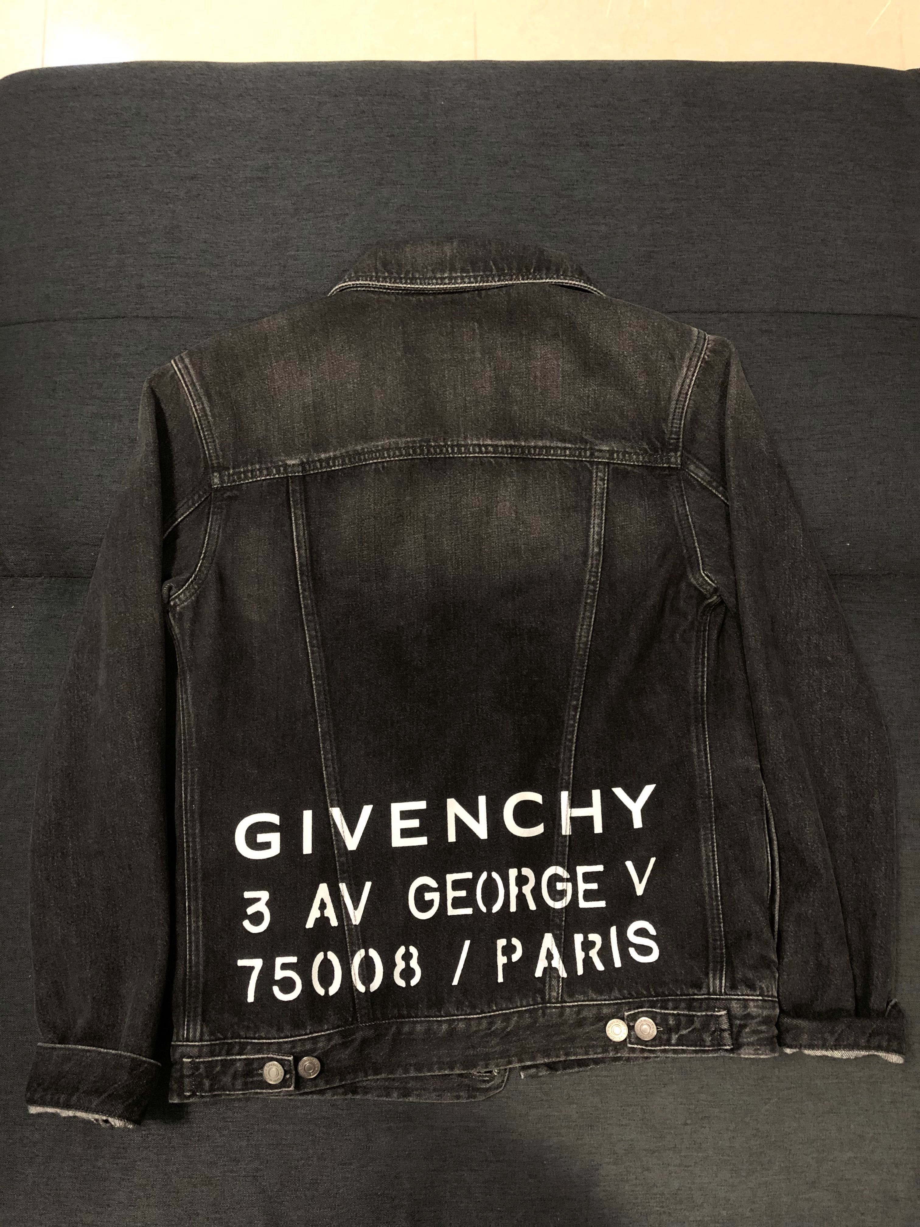givenchy paris denim jacket