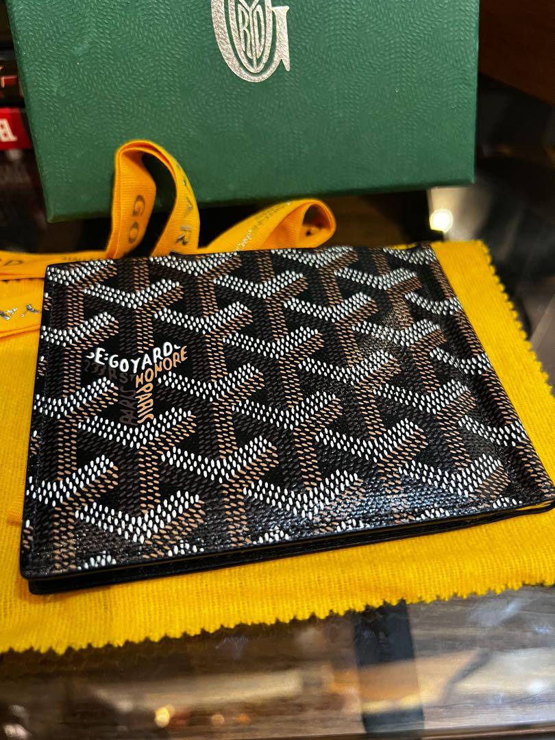 Goyard billfold / card holder wallet (Category: Luxury Bags & Wallets) located in Cavite. Submitted by rraaa32 (Listing ID 1137155688, Image 3). Description: Never been used check photos bill clip still has plastic protector. Inclusion : card holder, ribbon, box, receipt , dustbag cloth.