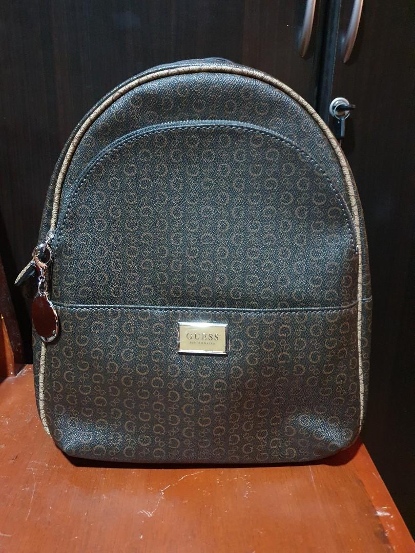 Guess backpack, Luxury, Bags & Wallets on Carousell