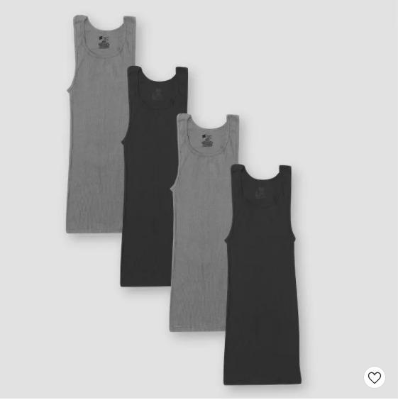 Hanes Premium Tank Top A-Shirt 4-Pack Slim Fit Fits Closer To The Body SLXL  NewUSA, Men's Fashion, Tops & Sets, Tshirts & Polo Shirts on Carousell
