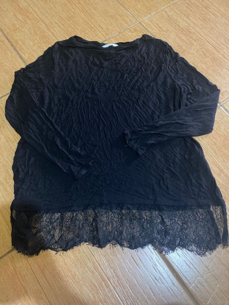 H&M long sleeves, Women's Fashion, Tops, Longsleeves on Carousell