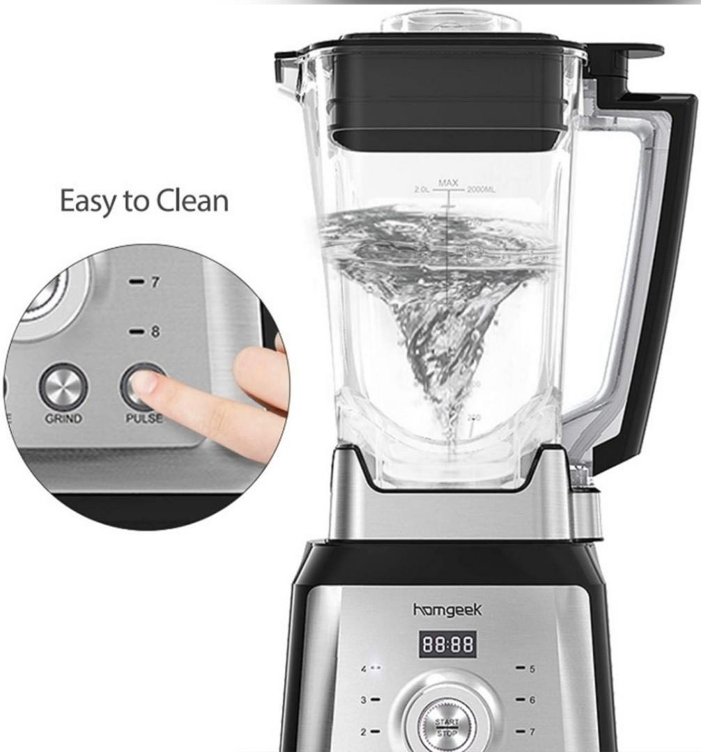 homgeek 2000W HighSpeed Professional Blender. Model /NY8188MJB, TV