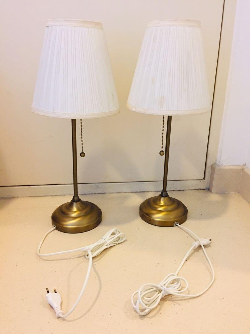 IKEA Bedside lamps, Furniture & Home Living, Lighting & Fans