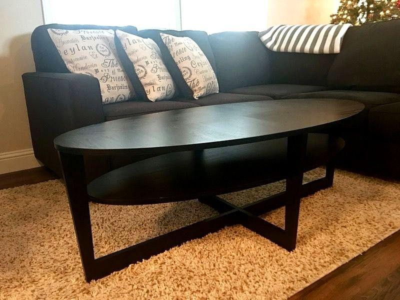 IKEA Black Coffee Table, Furniture & Home Living, Furniture, Tables