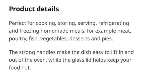 Ikea glass dutch oven $19.99?!?! (Item #004.550.24) : r/Breadit