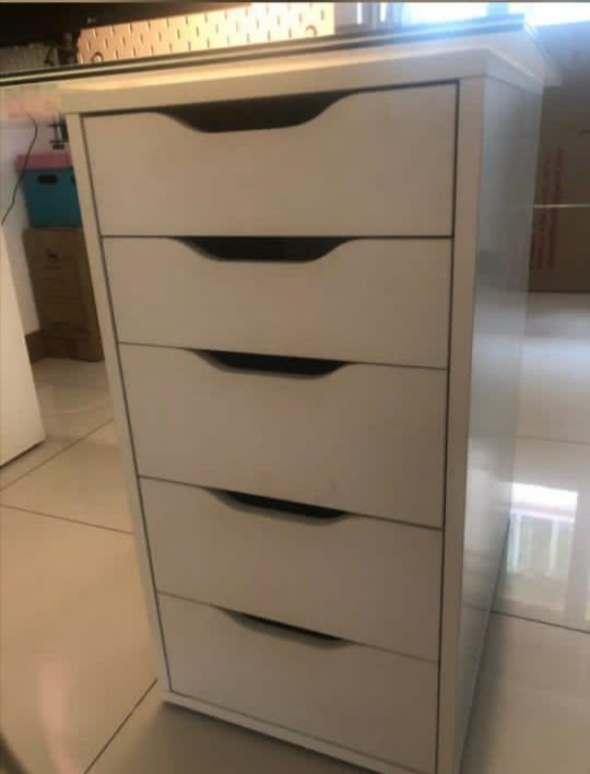 IKEA GLASHOLM TOP WITH ALEX DRAWER Furniture Home Living