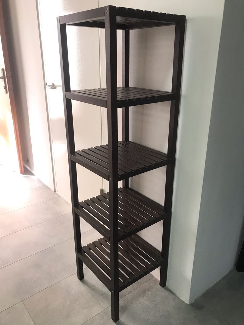 IKEA Molger Shelf unit 5 shelf dark brown