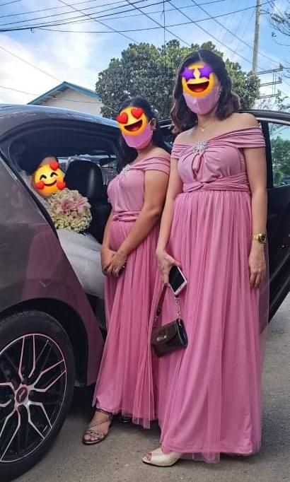 infinity dress blush pink Women s Fashion Dresses Sets Evening dresses gowns on Carousell