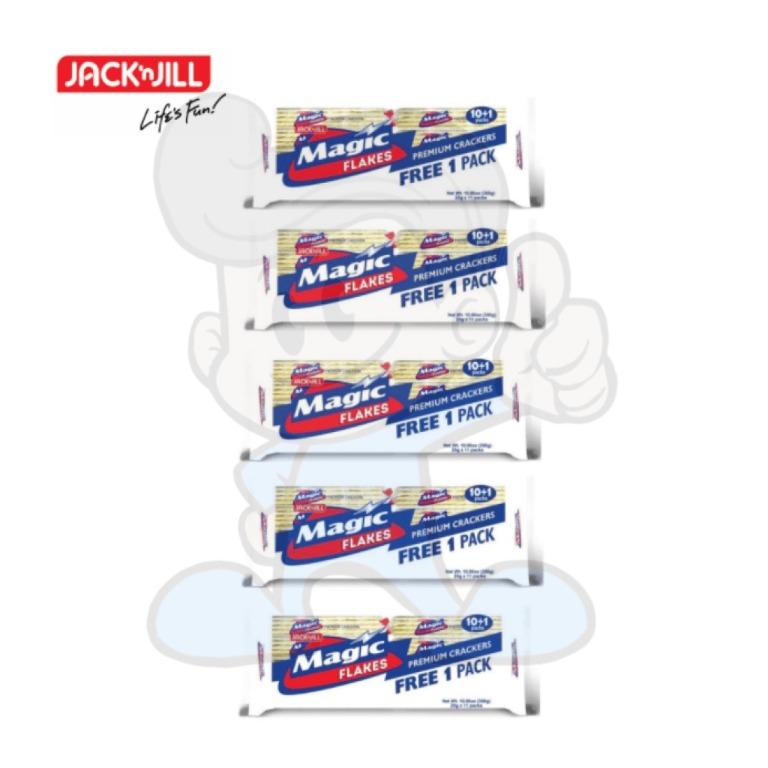 Jack 'N Jill Magic Flakes Premium Flakes Crackers, Pack of 5 (55 x 28g ...