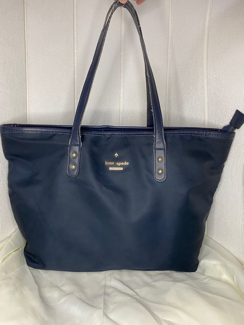 kate spade navy blue tote