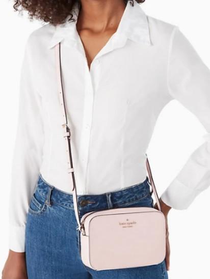 Authentic Kate Spade Staci Mini Camera Bag Pink Women s Fashion Bags Wallets Cross body Bags on Carousell