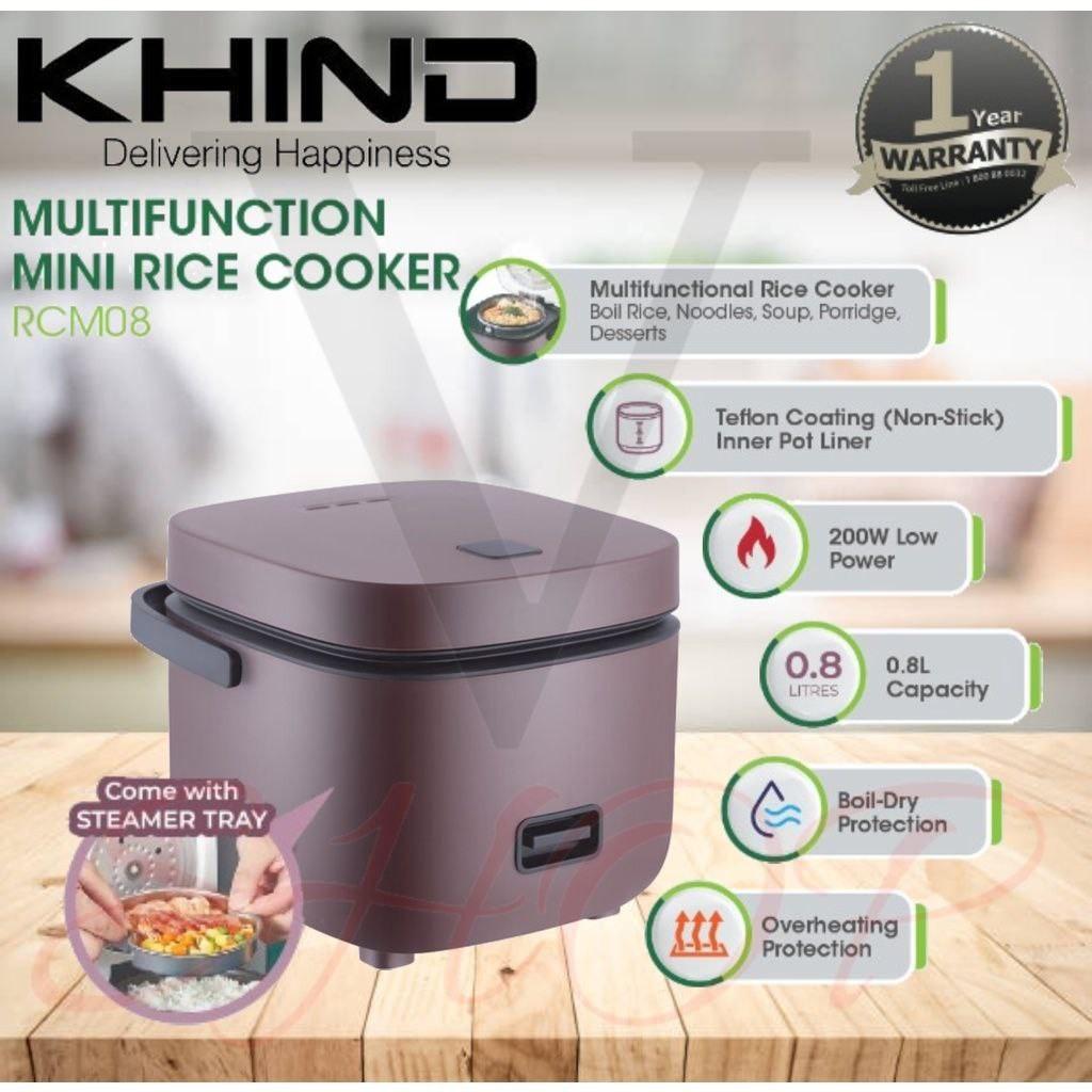 Khind 0.8L Multifunction Mini Rice Cooker, TV & Home Appliances, Kitchen Appliances, Cookers on