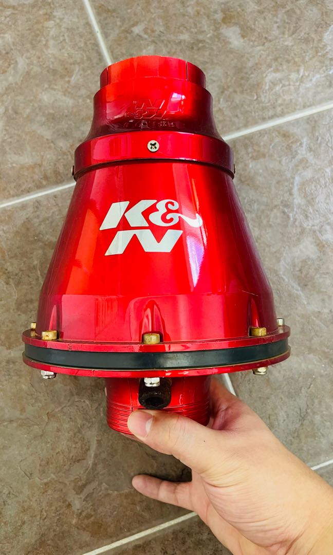 K&N Semi Open Pod Air Intake, Car Accessories, Accessories on Carousell