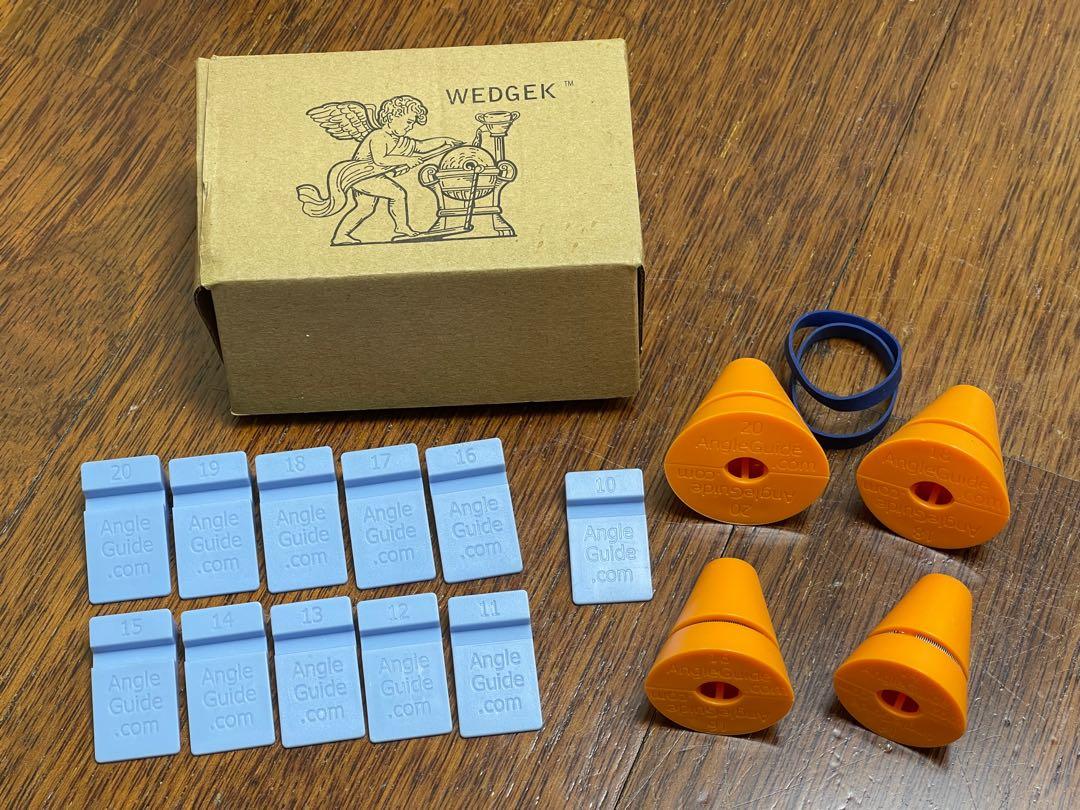 Knife sharpening angle guides (Wedgek), 傢俬＆家居, 廚具和餐具, 刀和砧板 Carousell