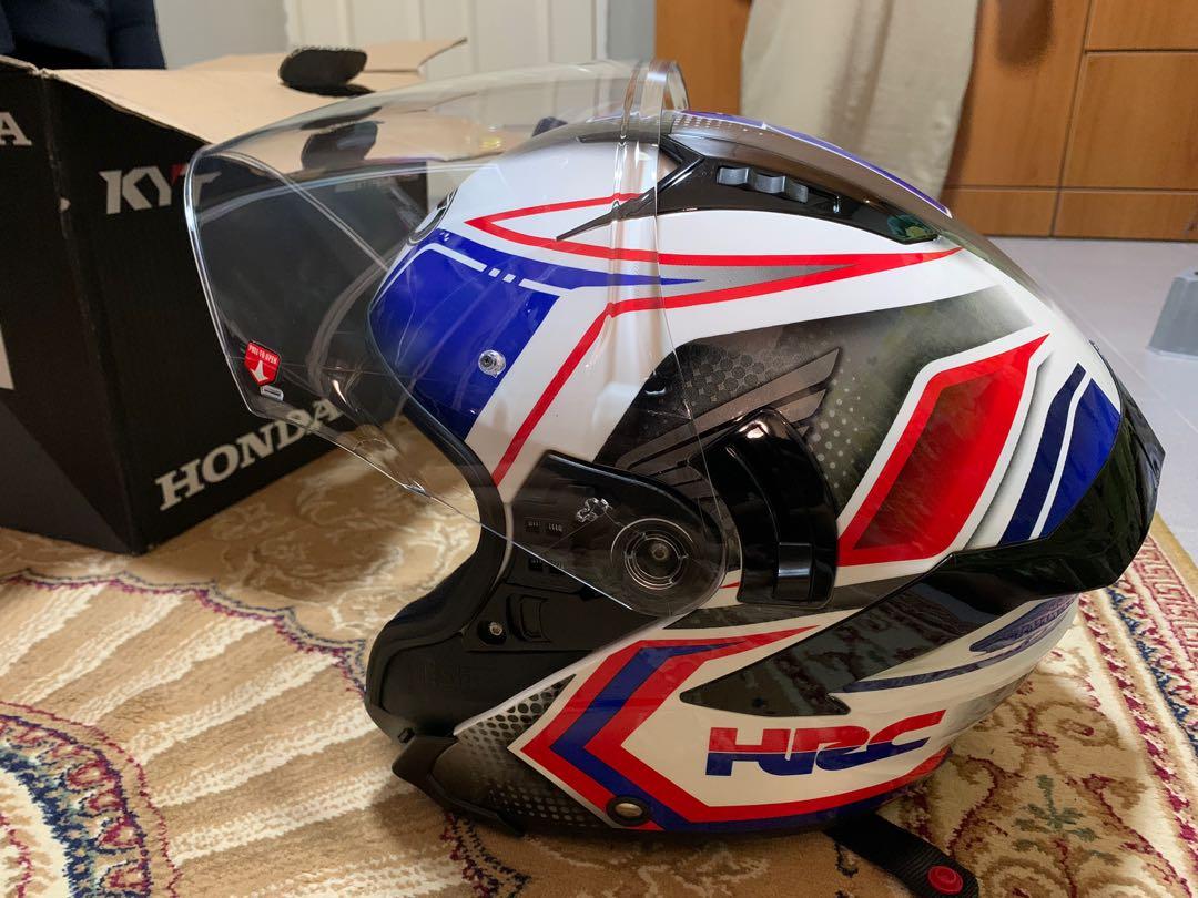 Kyt Nfj Helmet Honda Hrc Motorcycles Motorcycle Accessories On Carousell
