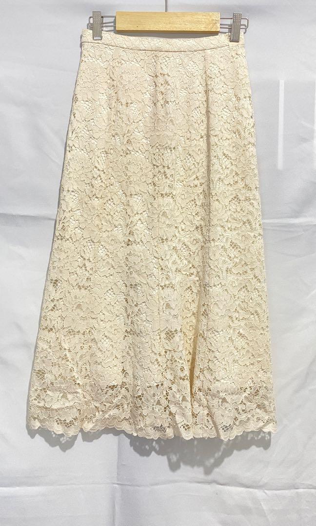 Lace skirt on sale uniqlo