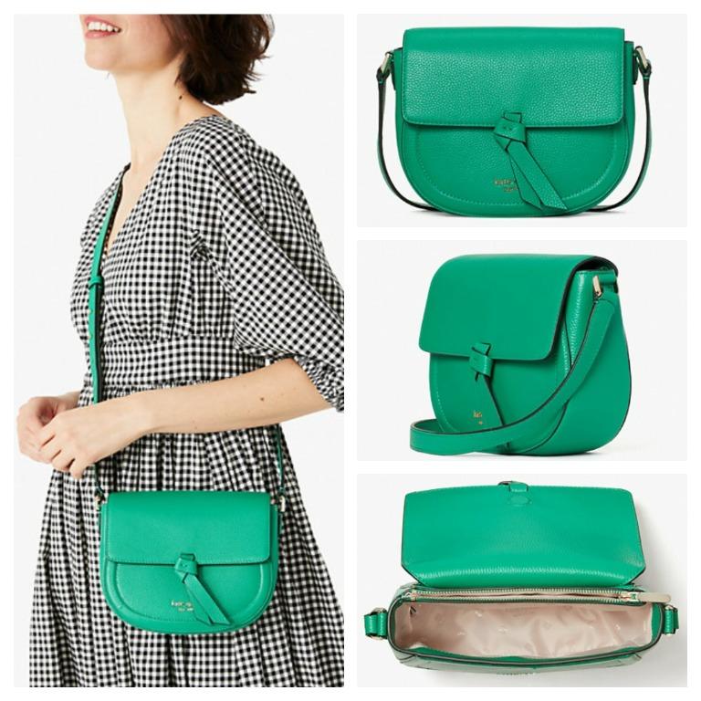 Crossbodies  Knott Medium Saddle Bag Teacup Blue - Kate Spade