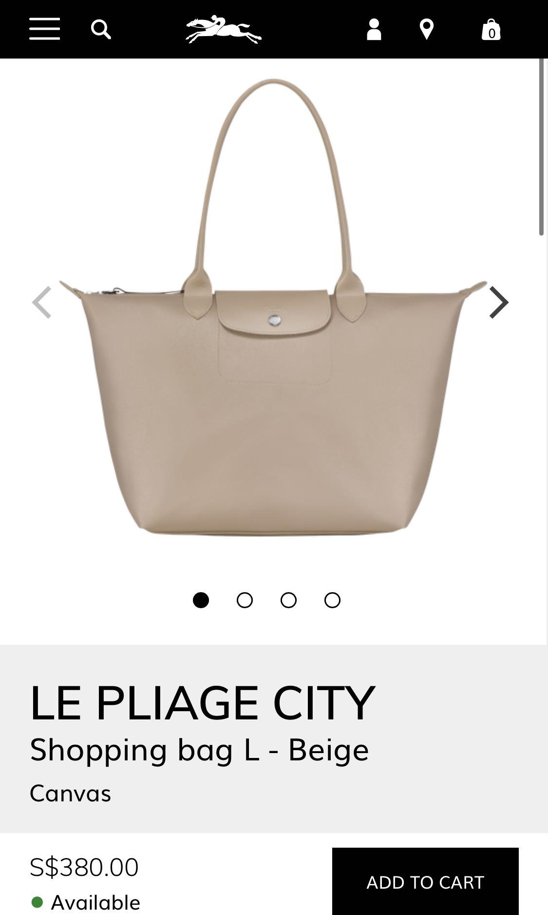 Longchamp Le Pliage City Top Handle Bag, Women's Fashion, Bags