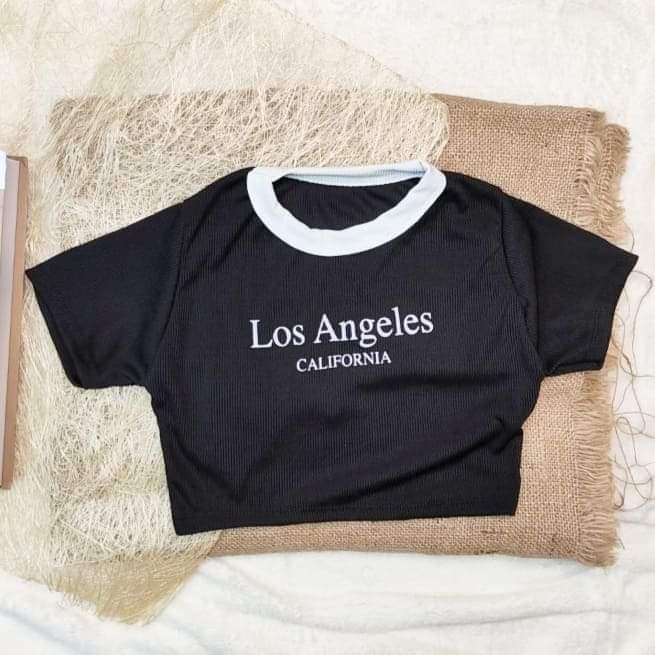 Los Angeles Top, Women's Fashion, Tops, Shirts on Carousell