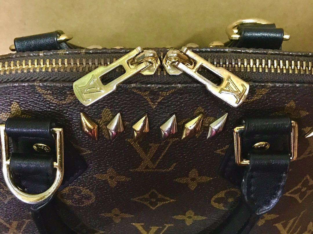 LOUIS VUITTON Monogram Macassar Studded Alma BB 🔥 Limited Edition, Luxury,  Bags & Wallets on Carousell