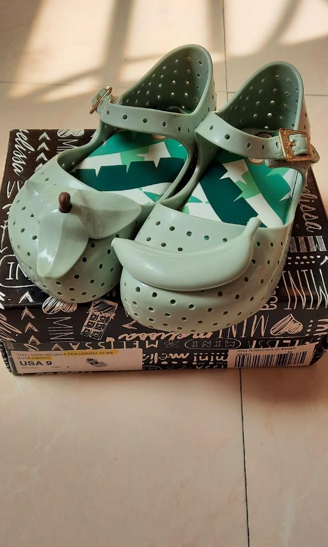 Mini Melissa shoes banana Babies Kids Babies Kids Fashion on Carousell