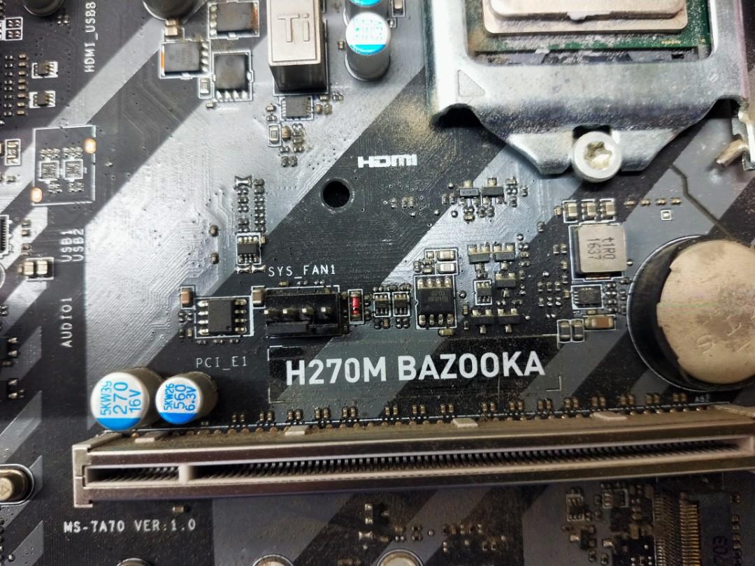 Msi h270m bazooka sales