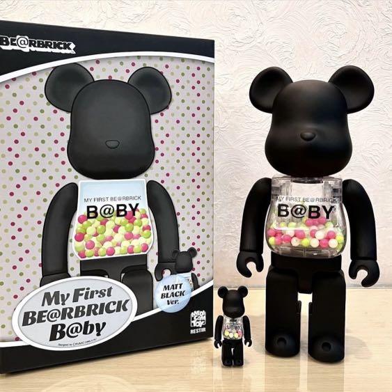 My First Bearbrick Baby Matt Black 100 400, 興趣及遊戲, 玩具& 遊戲