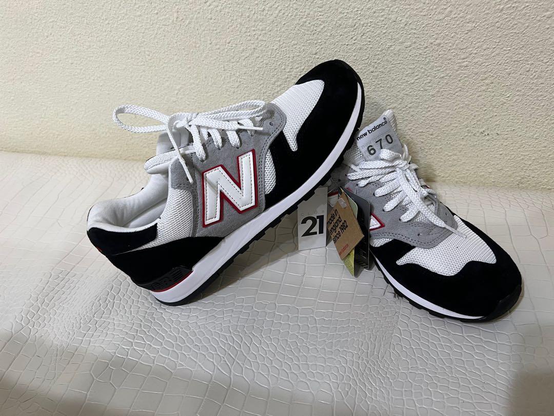 NEW BALANCE X JUNYA WATANABE MAN EYE 670 MADE IN ENGLAND WHITE/GREY/BLACK  M670JWM
