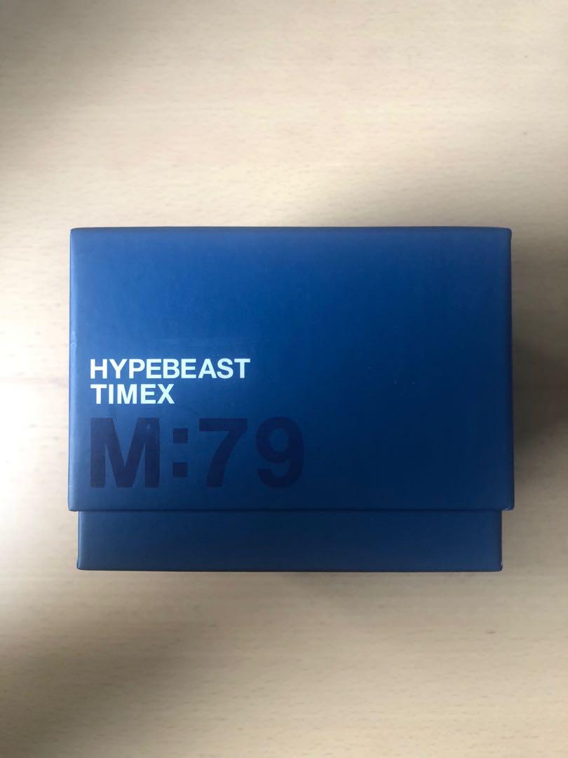 new* hypebeast x timex m79 fuchsia, 名牌, 手錶- Carousell