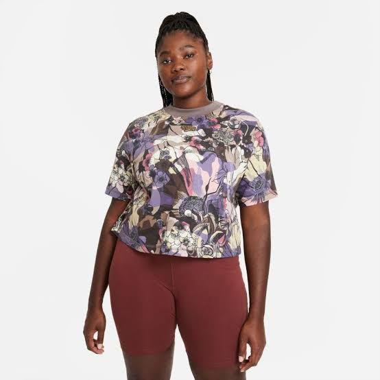 Nike Women s Femme Floral T Shirt Women s Fashion Tops Shirts on Carousell